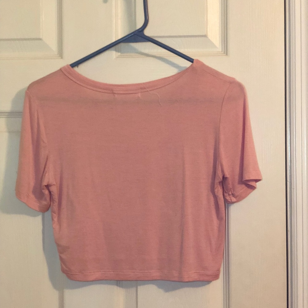 Light Pink Crop Top